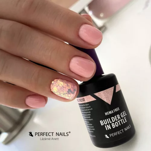Hema Free Gradivni gel 15ml – Sparkling Rose - Perfect Nails BiH