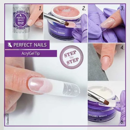 Obrnute Tipse za AcrylGel - Set 120 kom. - Perfect Nails BiH