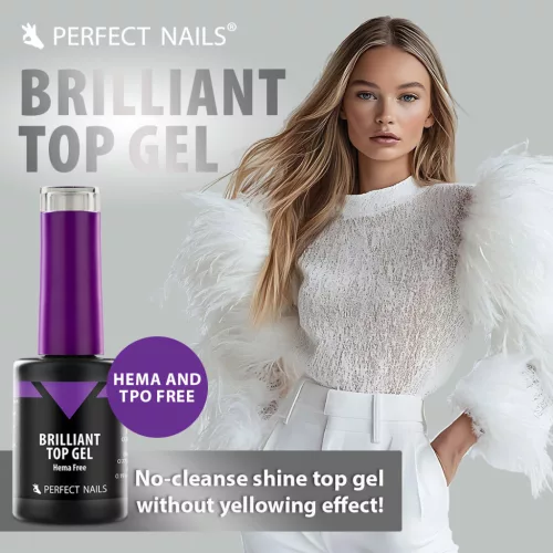 Brilliant Top Gel – Hema Free 15ml - Perfect Nails