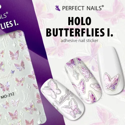 Stiker – Holo Butterflies I. - Perfect Nails BiH