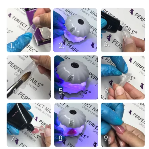 Silikonski šablon za Reverse Tipse – Classic French 12 kom. - Perfect Nails BiH