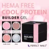 Cool Protein Hema Free Gradivni gel – Clear 50g - PerfectNails BiH