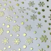 Stiker – Golden Snowflakes - Perfect Nails BiH