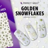 Stiker – Golden Snowflakes - Perfect Nails BiH